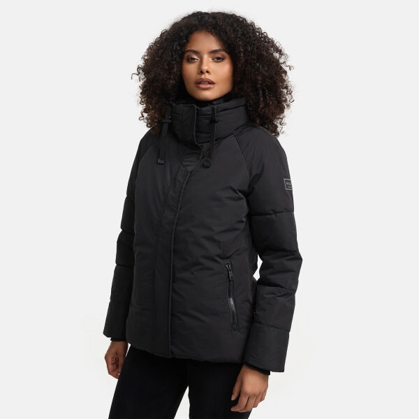 Navahoo Frostii XIV Damen Winterjacke Schwarz Größe M - Gr. 38