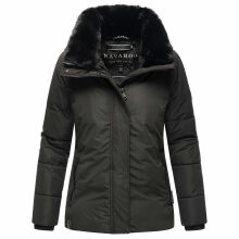 Navahoo Frostii XIV Damen Winterjacke Schwarz Größe XL - Gr. 42