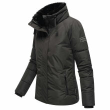 Navahoo Frostii XIV Damen Winterjacke Schwarz Größe XL - Gr. 42