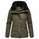 Navahoo Frostii XIV Damen Winterjacke Dark Olive Größe M - Gr. 38