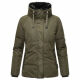 Navahoo Frostii XIV Damen Winterjacke Dark Olive Größe L - Gr. 40