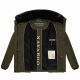Navahoo Frostii XIV Damen Winterjacke Dark Olive Größe L - Gr. 40