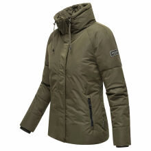 Navahoo Frostii XIV Damen Winterjacke Dark Olive Größe XXXL - Gr. 46