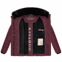 Navahoo Frostii XIV Damen Winterjacke Wine Größe XXXL - Gr. 46