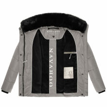 Navahoo Frostii XIV Damen Winterjacke Grey Größe XL - Gr. 42