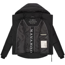 Navahoo Lachperle Damen Winterjacke Schwarz Größe S - Gr. 36