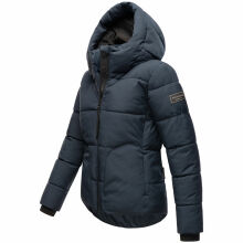 Navahoo Lachperle Damen Winterjacke Navy Größe XS - Gr. 34