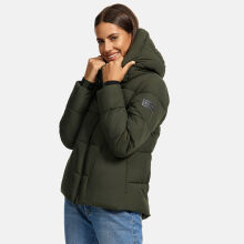 Navahoo Lachperle Damen Winterjacke Dark Olive Größe M - Gr. 38