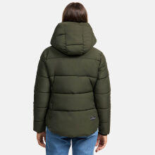 Navahoo Lachperle Damen Winterjacke Dark Olive Größe L - Gr. 40