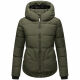 Navahoo Lachperle Damen Winterjacke Dark Olive Größe L - Gr. 40