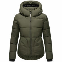 Navahoo Lachperle Damen Winterjacke Dark Olive Größe XL - Gr. 42