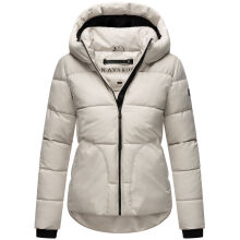 Navahoo Lachperle Damen Winterjacke Light Grey Größe XS - Gr. 34