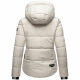 Navahoo Lachperle Damen Winterjacke Light Grey Größe S - Gr. 36