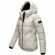 Navahoo Lachperle Damen Winterjacke Light Grey Größe L - Gr. 40