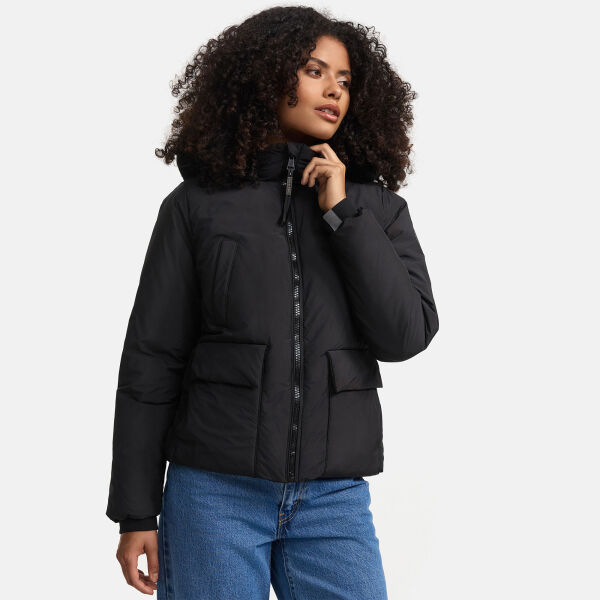 Marikoo Morinaa XVI Damen Winterjacke Schwarz Größe L - Gr. 40