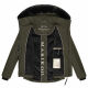 Marikoo Morinaa XVI Damen Winterjacke Dark Olive Größe L - Gr. 40