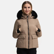 Marikoo Morinaa XVI Damen Winterjacke Taupe Grey...