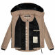 Marikoo Morinaa XVI Damen Winterjacke Taupe Grey Größe L - Gr. 40