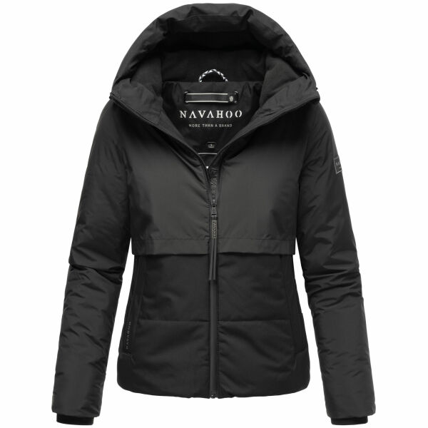 Navahoo Liebesküken XIV Damen Winterjacke Schwarz Größe XS - Gr. 34