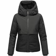 Navahoo Liebesküken XIV Damen Winterjacke Schwarz Größe L - Gr. 40