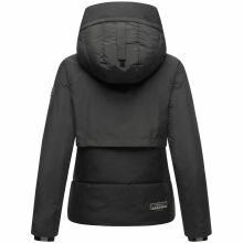 Navahoo Liebesküken XIV Damen Winterjacke Schwarz Größe L - Gr. 40