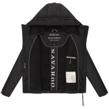 Navahoo Liebesküken XIV Damen Winterjacke Schwarz Größe L - Gr. 40