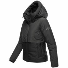 Navahoo Liebesküken XIV Damen Winterjacke Schwarz Größe XL - Gr. 42