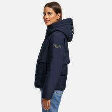 Navahoo Liebesküken XIV Damen Winterjacke Navy Größe M - Gr. 38