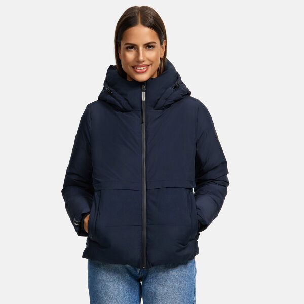Navahoo Liebesküken XIV Damen Winterjacke Navy Größe L - Gr. 40