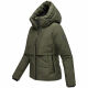 Navahoo Liebesküken XIV Damen Winterjacke Dark Olive Größe S - Gr. 36