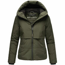 Navahoo Liebesküken XIV Damen Winterjacke Dark Olive Größe L - Gr. 40