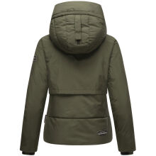 Navahoo Liebesküken XIV Damen Winterjacke Dark Olive Größe XXL - Gr. 44