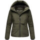 Navahoo Liebesküken XIV Damen Winterjacke Dark Olive Größe XXL - Gr. 44