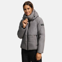 Navahoo Liebesküken XIV Damen Winterjacke Grey Größe S - Gr. 36