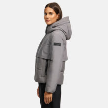 Navahoo Liebesküken XIV Damen Winterjacke Grey Größe XXL - Gr. 44