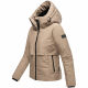 Navahoo Liebesküken XIV Damen Winterjacke Taupe Grey Größe S - Gr. 36