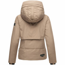Navahoo Liebesküken XIV Damen Winterjacke Taupe Grey Größe L - Gr. 40