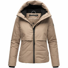 Navahoo Liebesküken XIV Damen Winterjacke Taupe Grey Größe XL - Gr. 42
