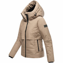 Navahoo Liebesküken XIV Damen Winterjacke Taupe Grey Größe XXL - Gr. 44
