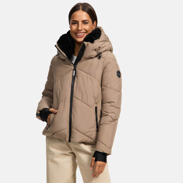 Marikoo Simaraa XVI Damen Winterjacke Taupe Grey Größe M - Gr. 38