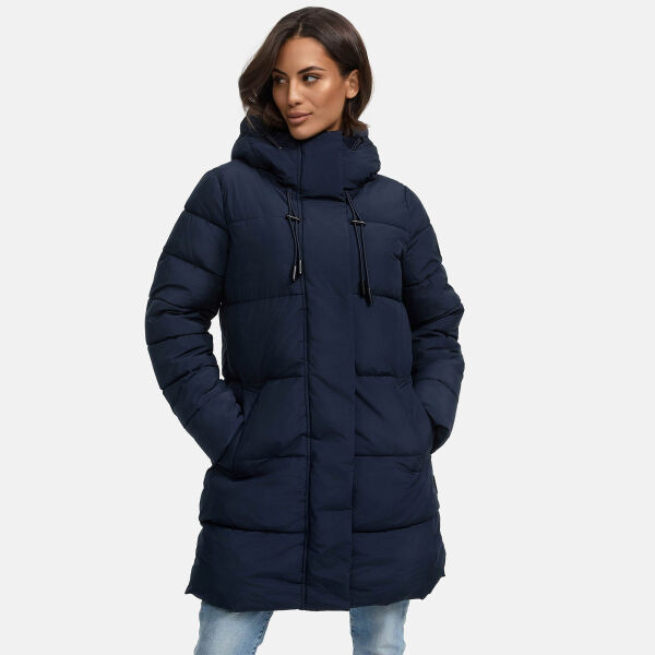 Marikoo Kaituu XVI Damen Winterjacke Navy Größe XXXXL - Gr. 48