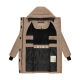 Marikoo Kaituu XVI Damen Winterjacke Taupe Grey Größe XXL - Gr. 44