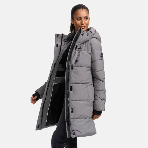 Marikoo Kaituu XVI Damen Winterjacke Grey Größe L - Gr. 40