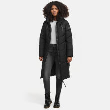 Navahoo Schmatzibaer XIV Damen Winterjacke Schwarz Größe L - Gr. 40