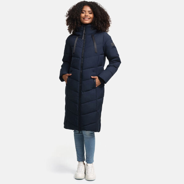 Navahoo Schmatzibaer XIV Damen Winterjacke Navy Größe XL - Gr. 42