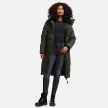 Navahoo Schmatzibaer XIV Damen Winterjacke Olive Größe XS - Gr. 34