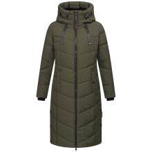 Navahoo Schmatzibaer XIV Damen Winterjacke Olive Größe M - Gr. 38