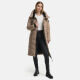 Navahoo Schmatzibaer XIV Damen Winterjacke Taupe Grey Größe XS - Gr. 34