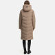 Navahoo Schmatzibaer XIV Damen Winterjacke Taupe Grey Größe XS - Gr. 34