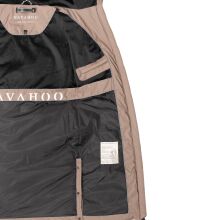 Navahoo Schmatzibaer XIV Damen Winterjacke Taupe Grey Größe S - Gr. 36